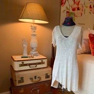 Short Sleeve, Asymmetrical Sweater